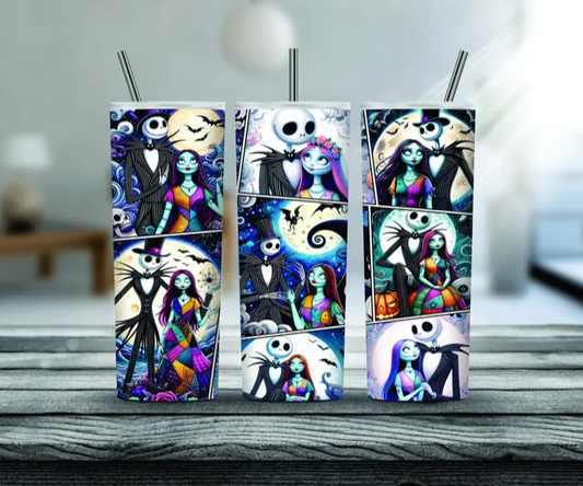 Skeleton Halloween Tumbler