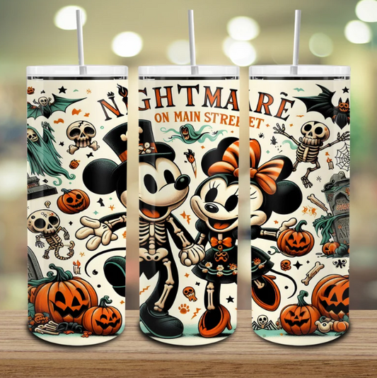 Halloween Vintage Mouse Tumbler