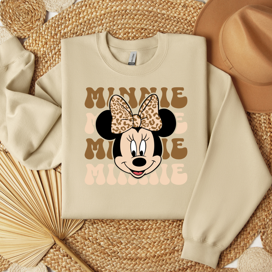 Cute Leopard Mouse Crewneck