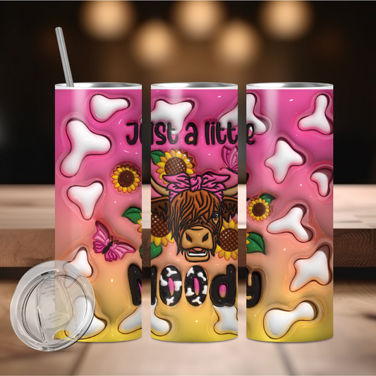 Just a Little Moddy Cow Tumbler