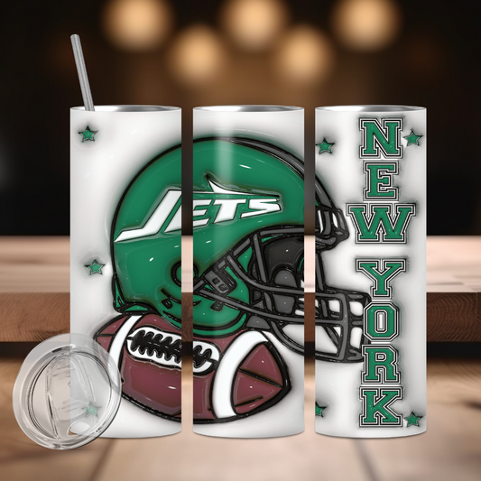 New York Football Tumbler