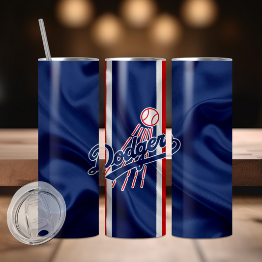 Blue Baseball Tumbler